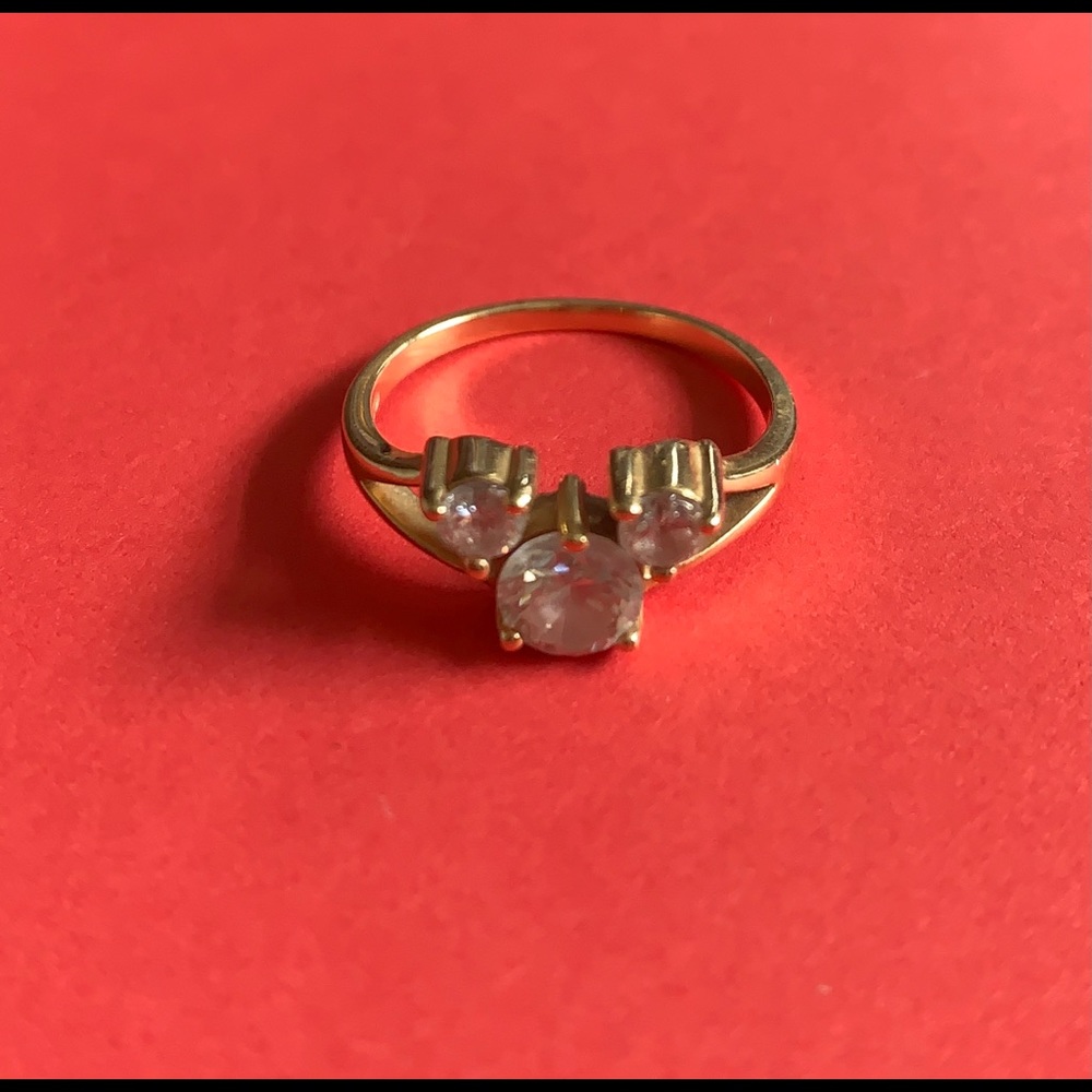 Mickey Mouse CZ 14k Gold Ring